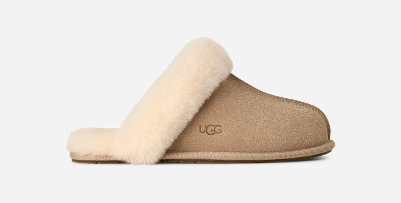 Scuffette II Suede Sheepskin Slipper