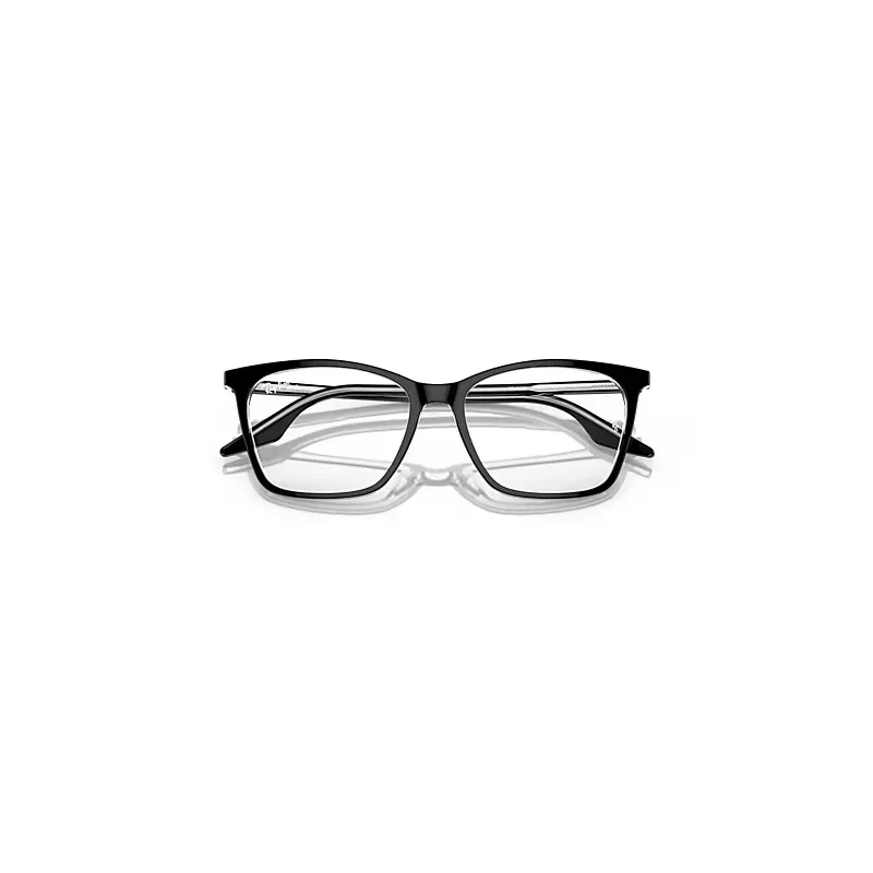 Rb5422 Optics Eyeglasses Black on Transparent Frame Demo Lens Lenses Polarized by Ray-Ban