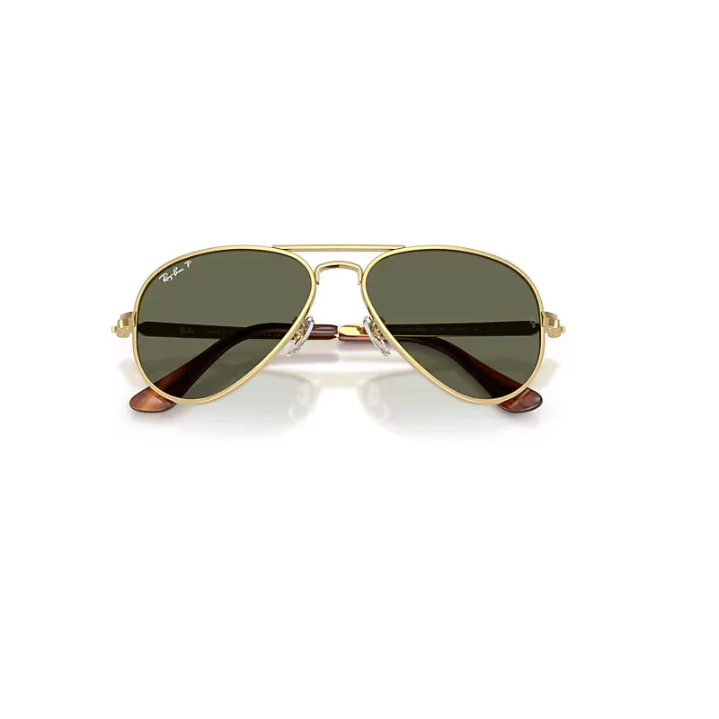Aviator Max Sunglasses Arista Gold Frame Green Lenses Polarized