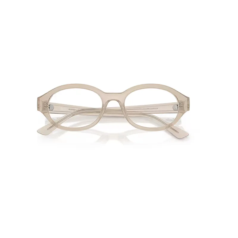 Shilo Optics Bio-Based Eyeglasses Cloudy Warm White Frame Clear Lenses Polarized