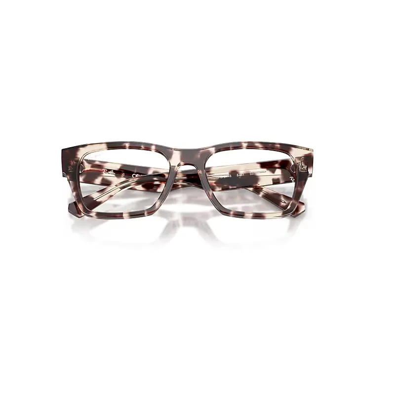 Rb5448 Optics Eyeglasses Havana Grey Frame Clear Lenses Polarized