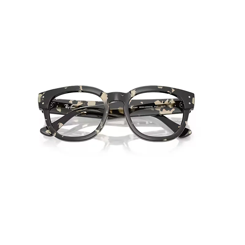 Mega Hawkeye Optics Eyeglasses Clear Lenses Polarized by Ray-Ban