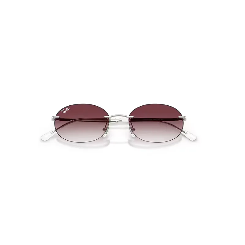 Rb3767 Sunglasses Silver Frame Violet Lenses