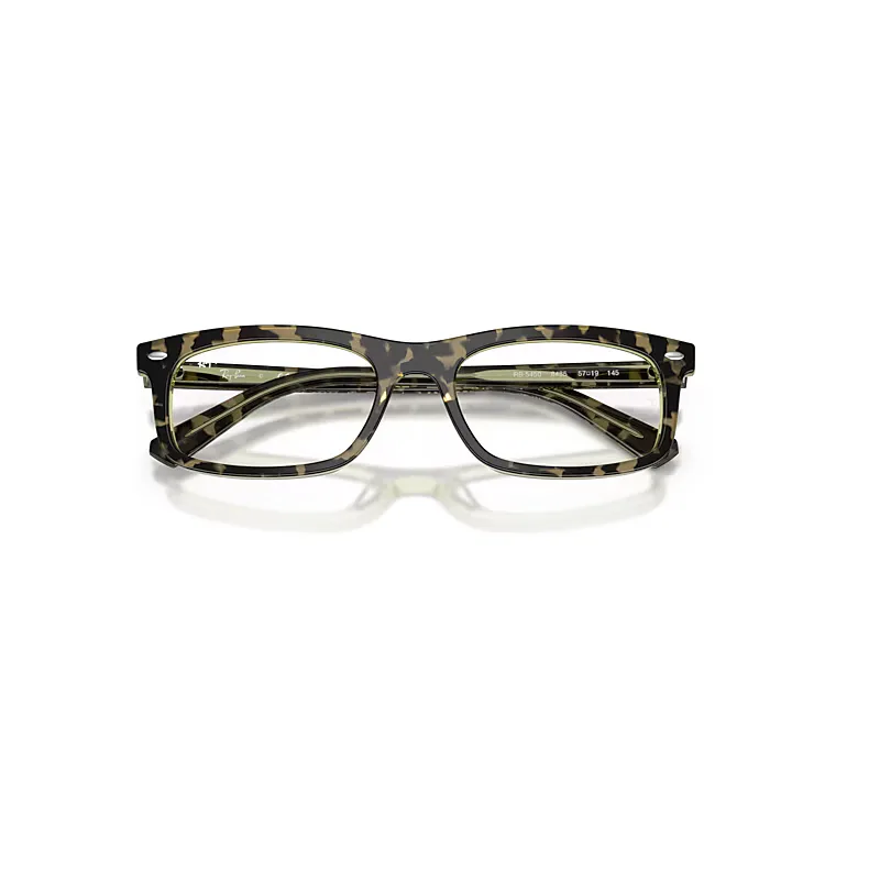 Rb5450 Optics Eyeglasses Havana Green Frame Clear Lenses Polarized