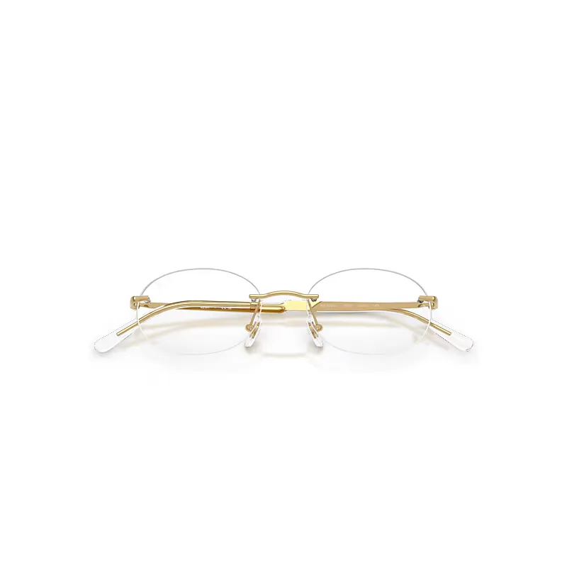 Rb3767v Optics Eyeglasses Arista Gold Frame Clear Lenses Polarized