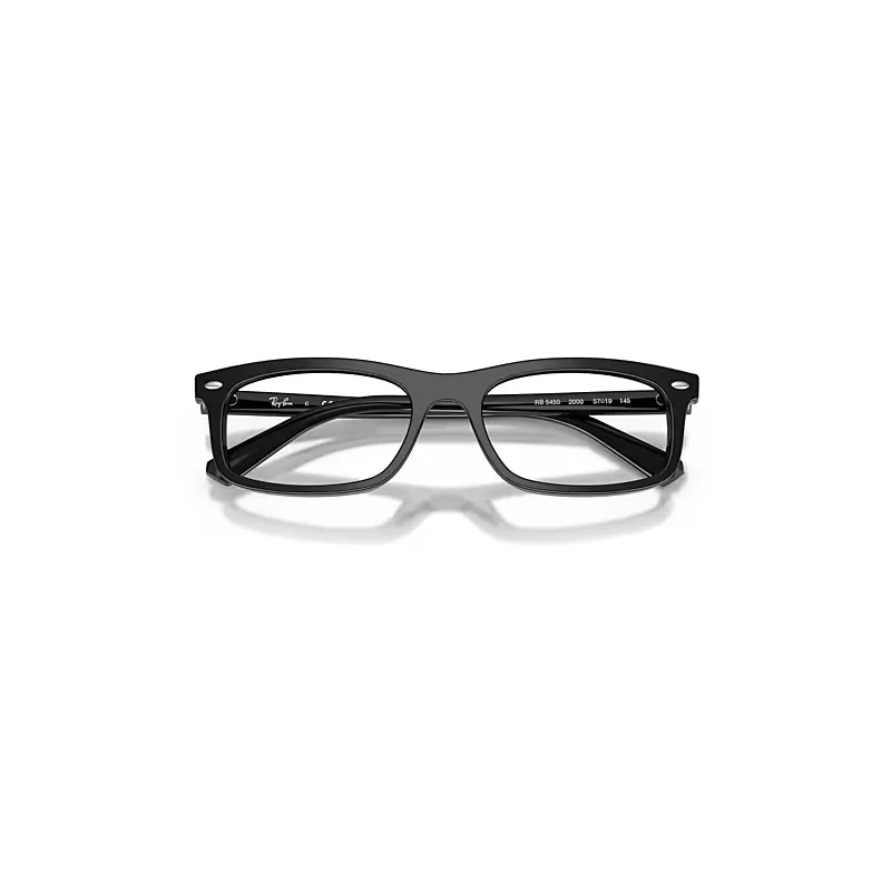 Rb5450 Optics Eyeglasses Black Frame Clear Lenses Polarized by Ray-Ban