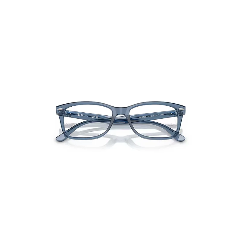 Rb5428 Optics Eyeglasses Transparent Dark Blue Frame Clear Lenses Polarized