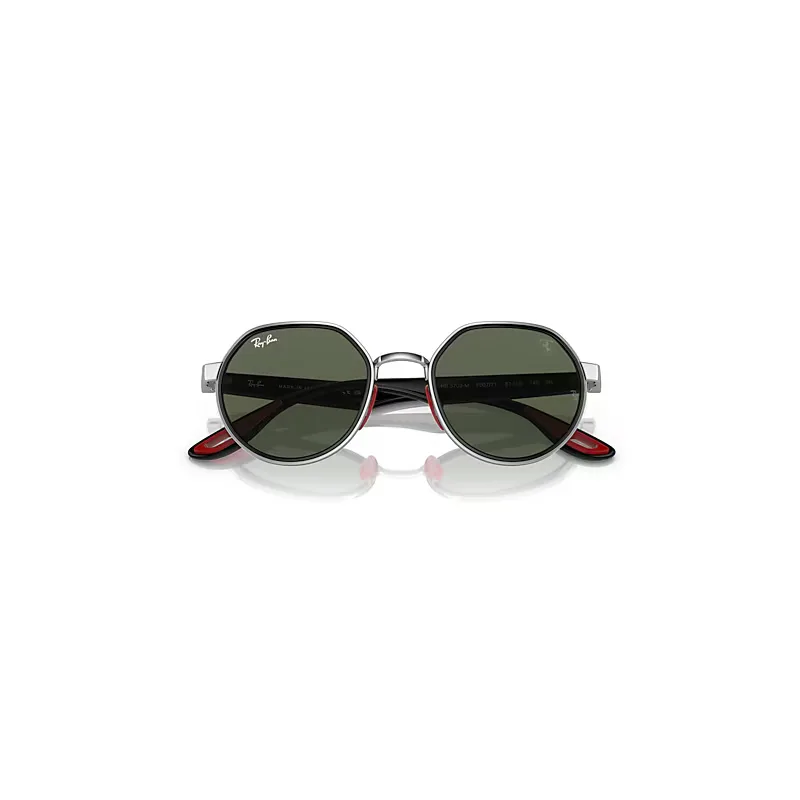 Rb3703m Scuderia Ferrari Collection Sunglasses Black Frame Green Lenses