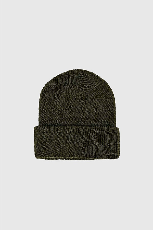 Vintage 2000's Deadstock Usn Olive Wool Naval Watch Cap Beanie