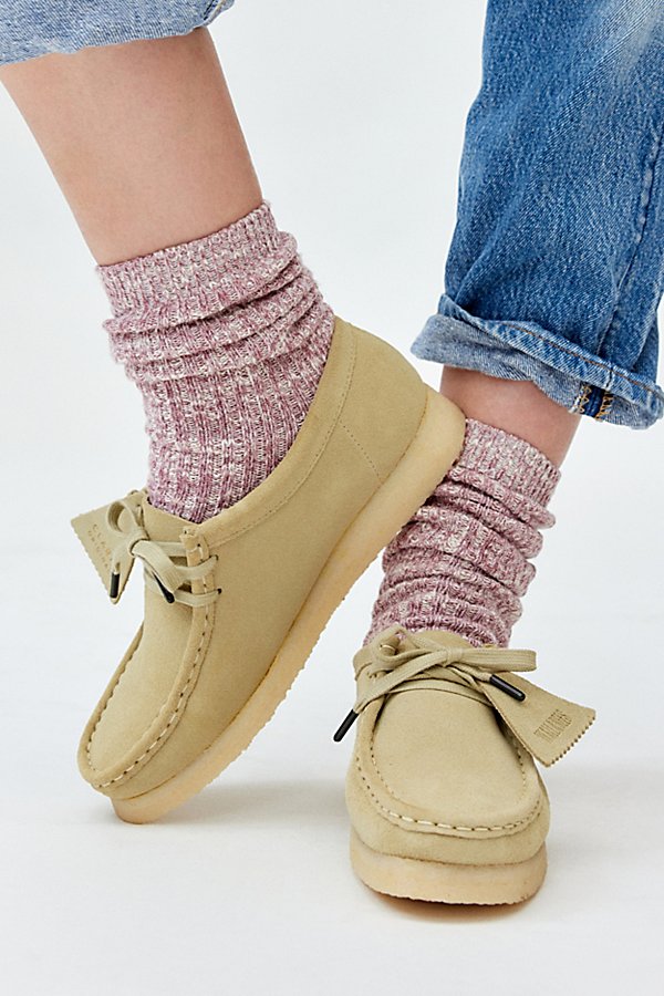 Wallabee Suede Shoe in Maple Suede