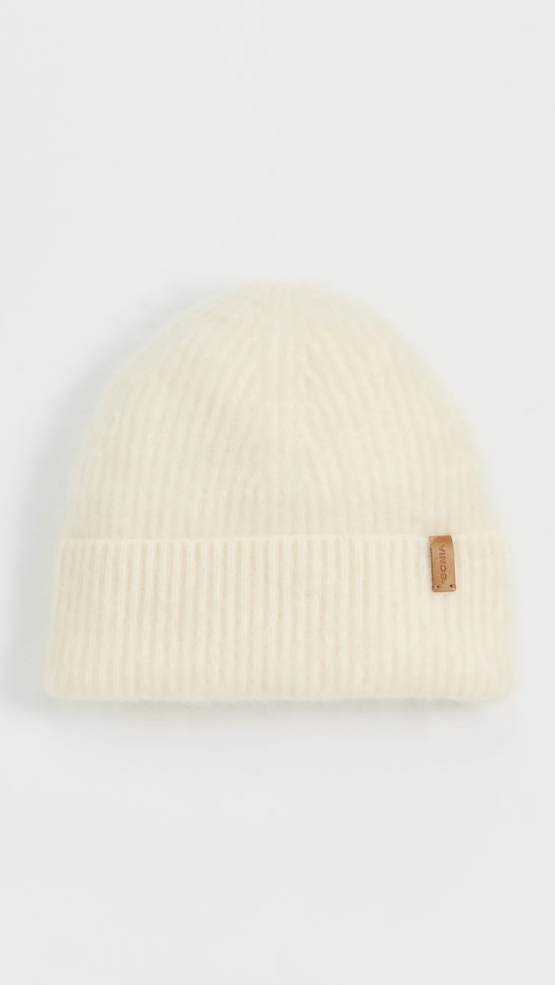Brushed Cashmere Cuffed Beanie