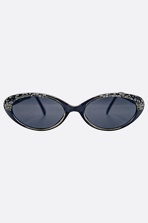 Sissy Slim Oval Cat-Eye Sunglasses