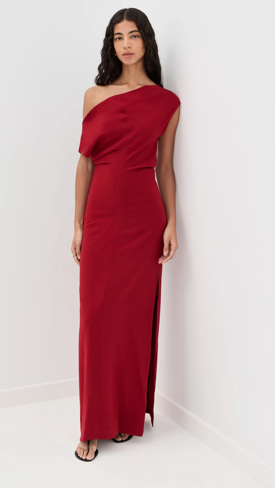Rosina Dress in Light Double Crepe