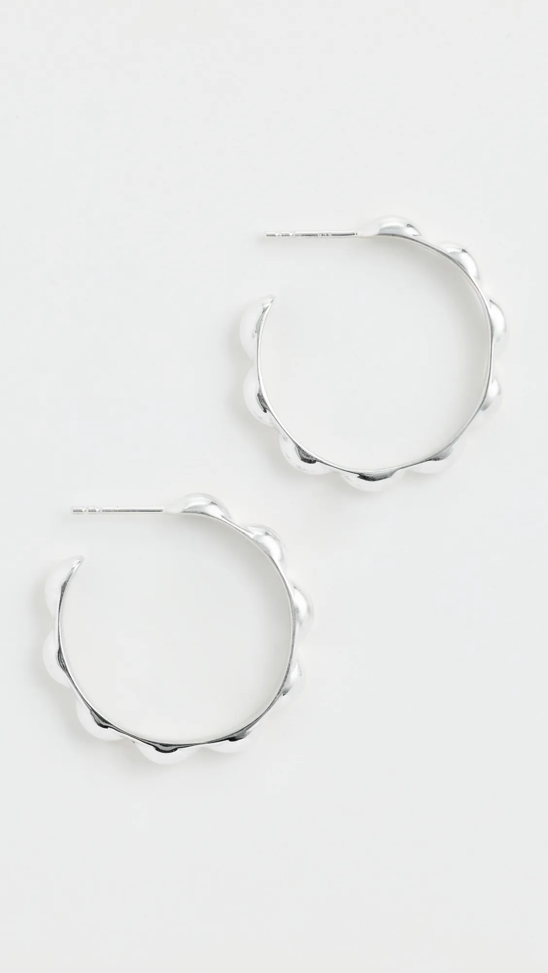 Selena Scalloped Hoops by Sophie Blake