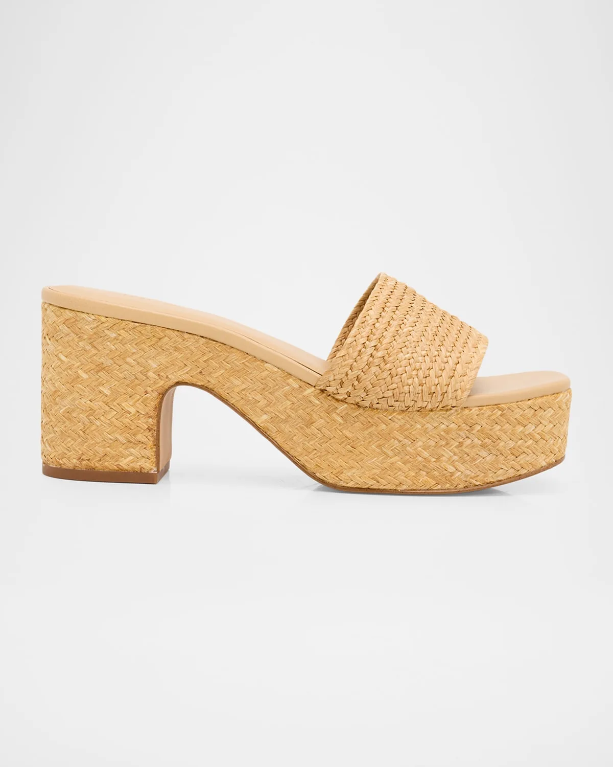 Clarita Raffia Platform Sandals