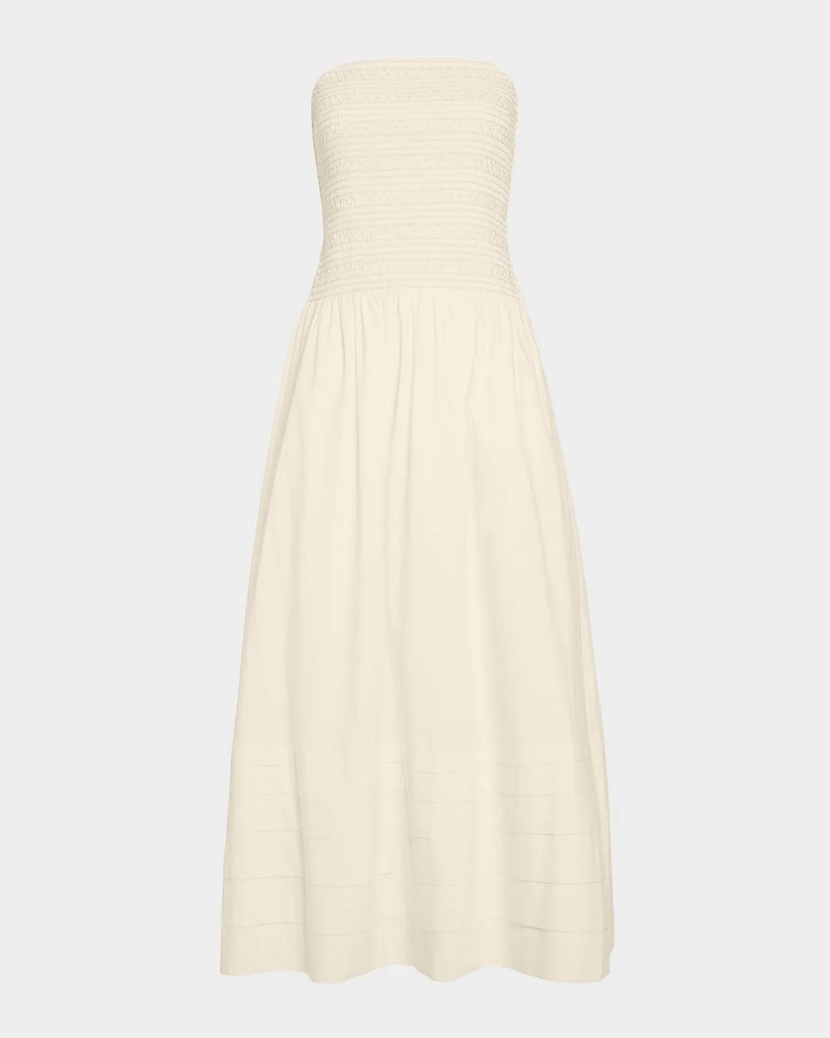 Jace Smocked Strapless Maxi Dress