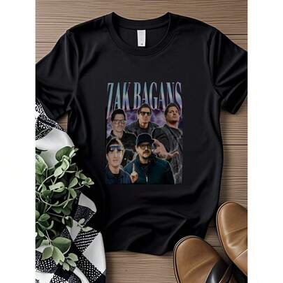 Zak Bagans Vintage Retro Paranormal Graphic Print T-Shirt