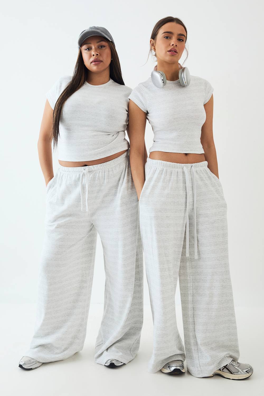 Stripe Wide Leg Trouser