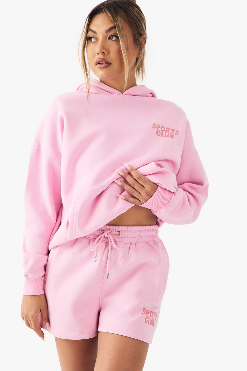 Sports Club Bubble Print Sweat Short - Cotton by DSGN Studio