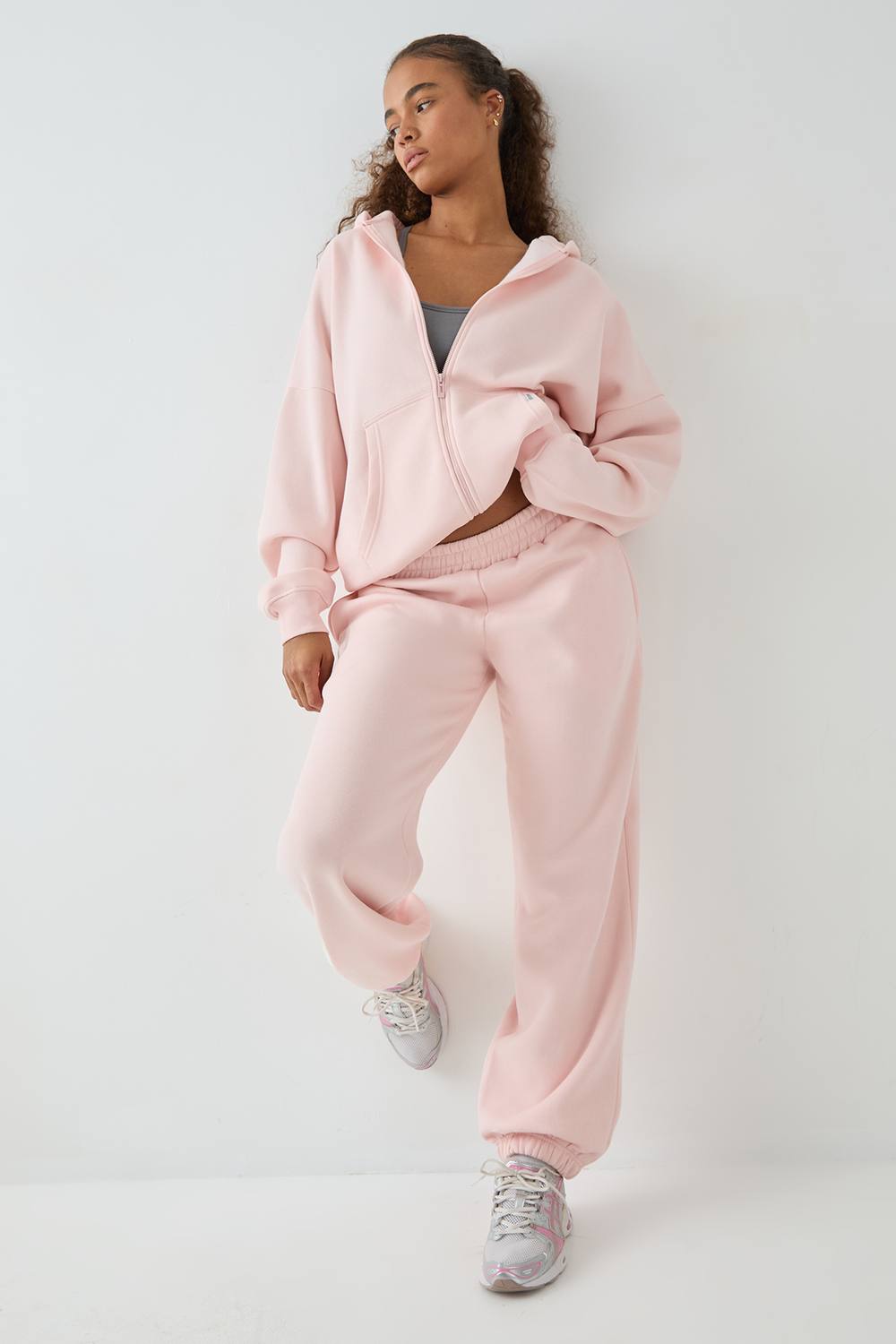 Oversized Cuffed Jogger Pants by DSGN Studio
