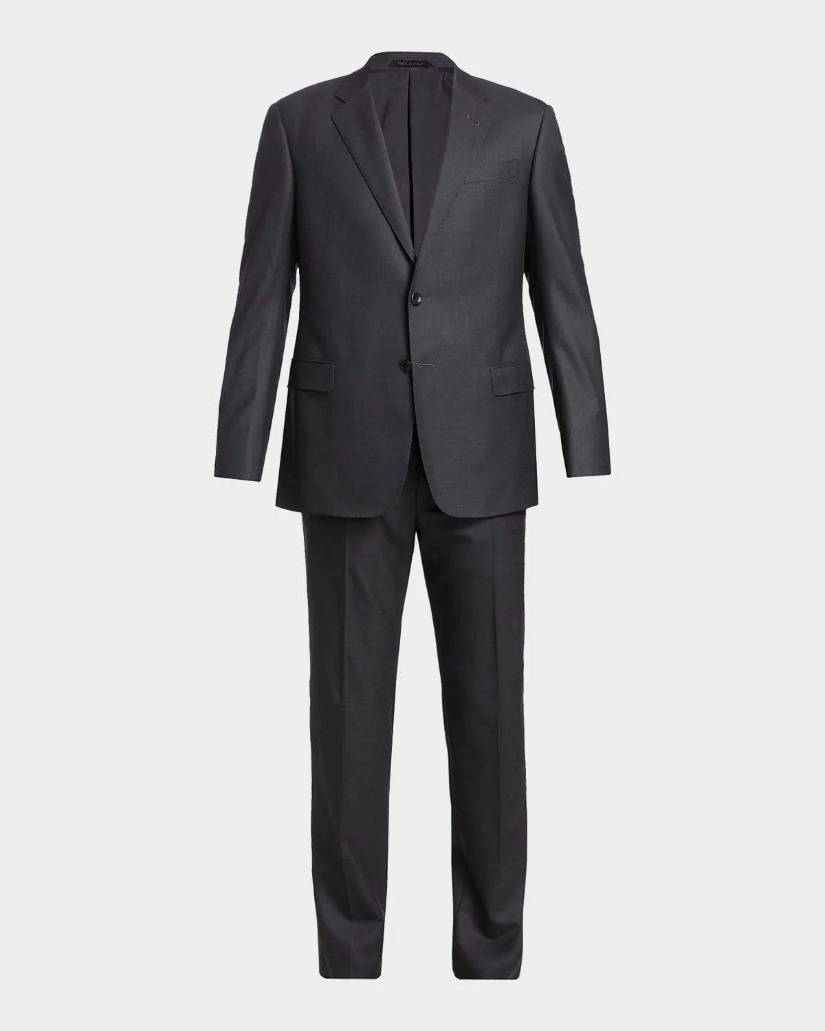 Basic Wool Two-Piece Suit