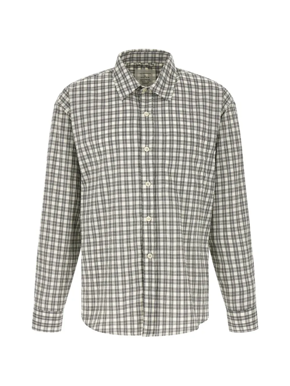 Check-Print Long-Sleeve Shirt