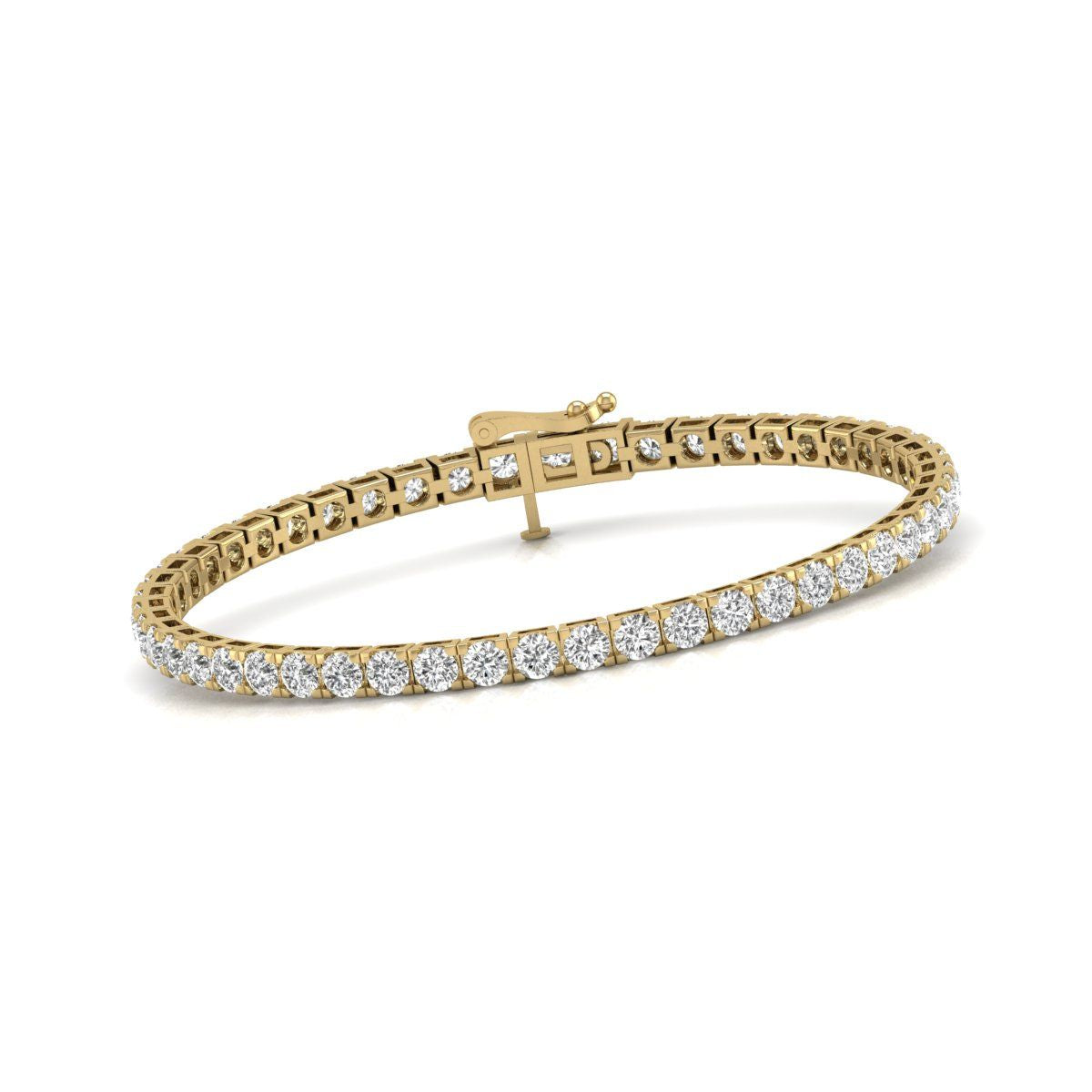 5 Carat tw Diamond Tennis Bracelet in 14K Yellow Gold