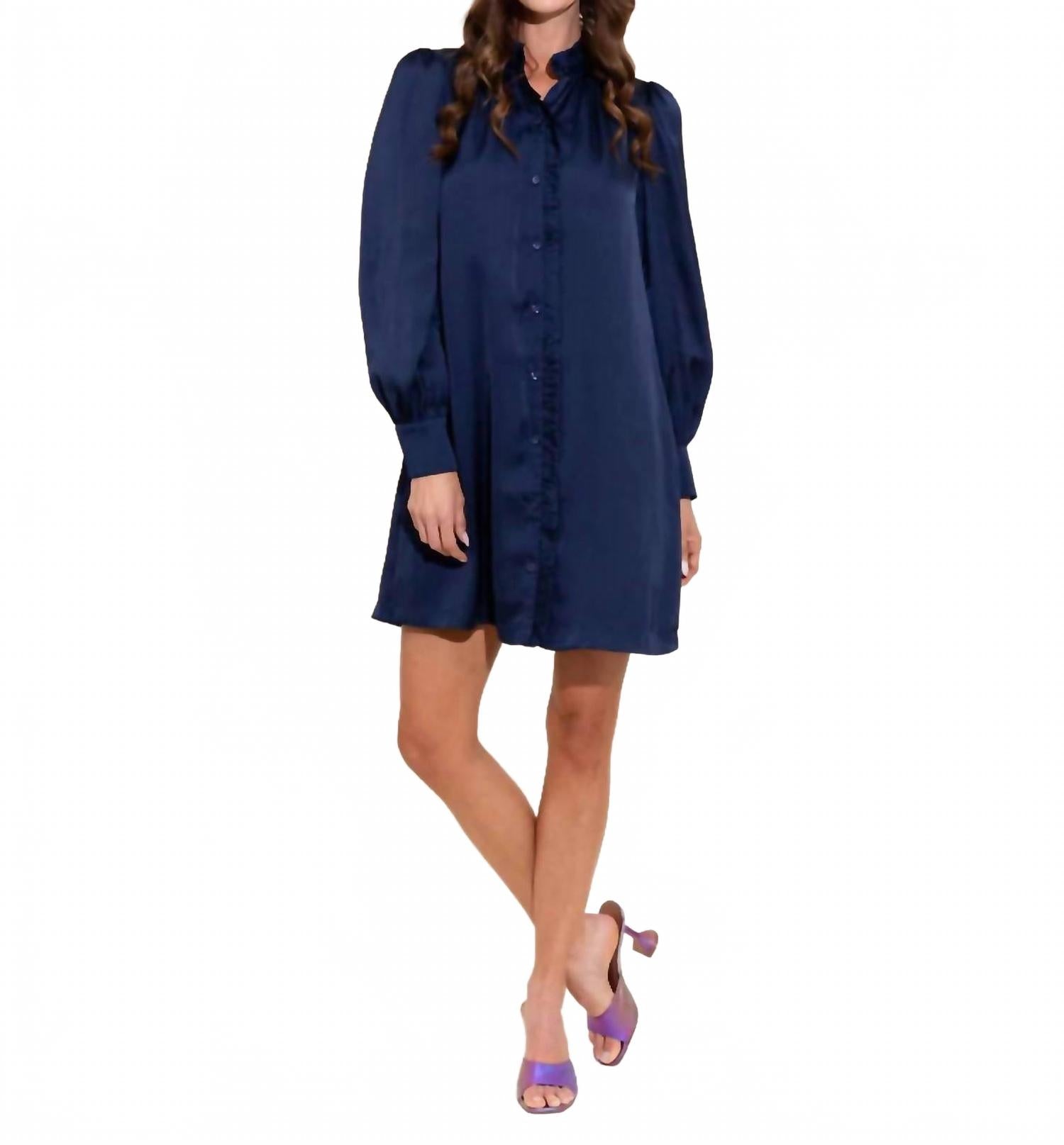 Nora Dress in Midnight