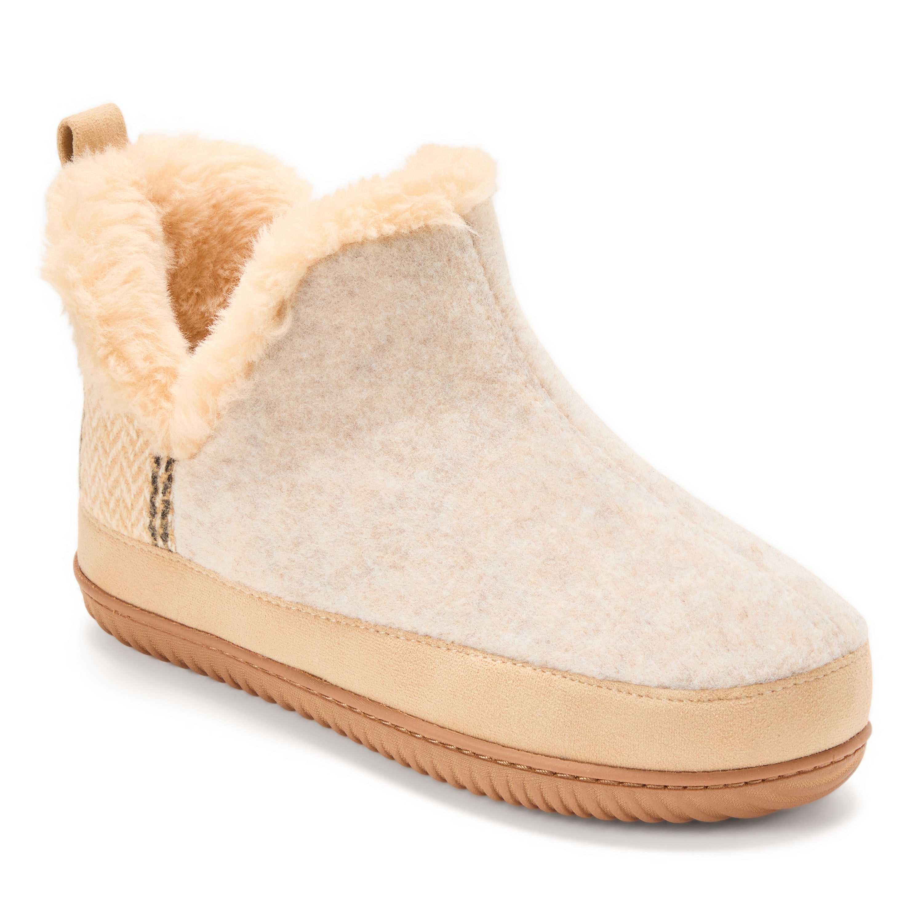 Felted and Plaid Boot