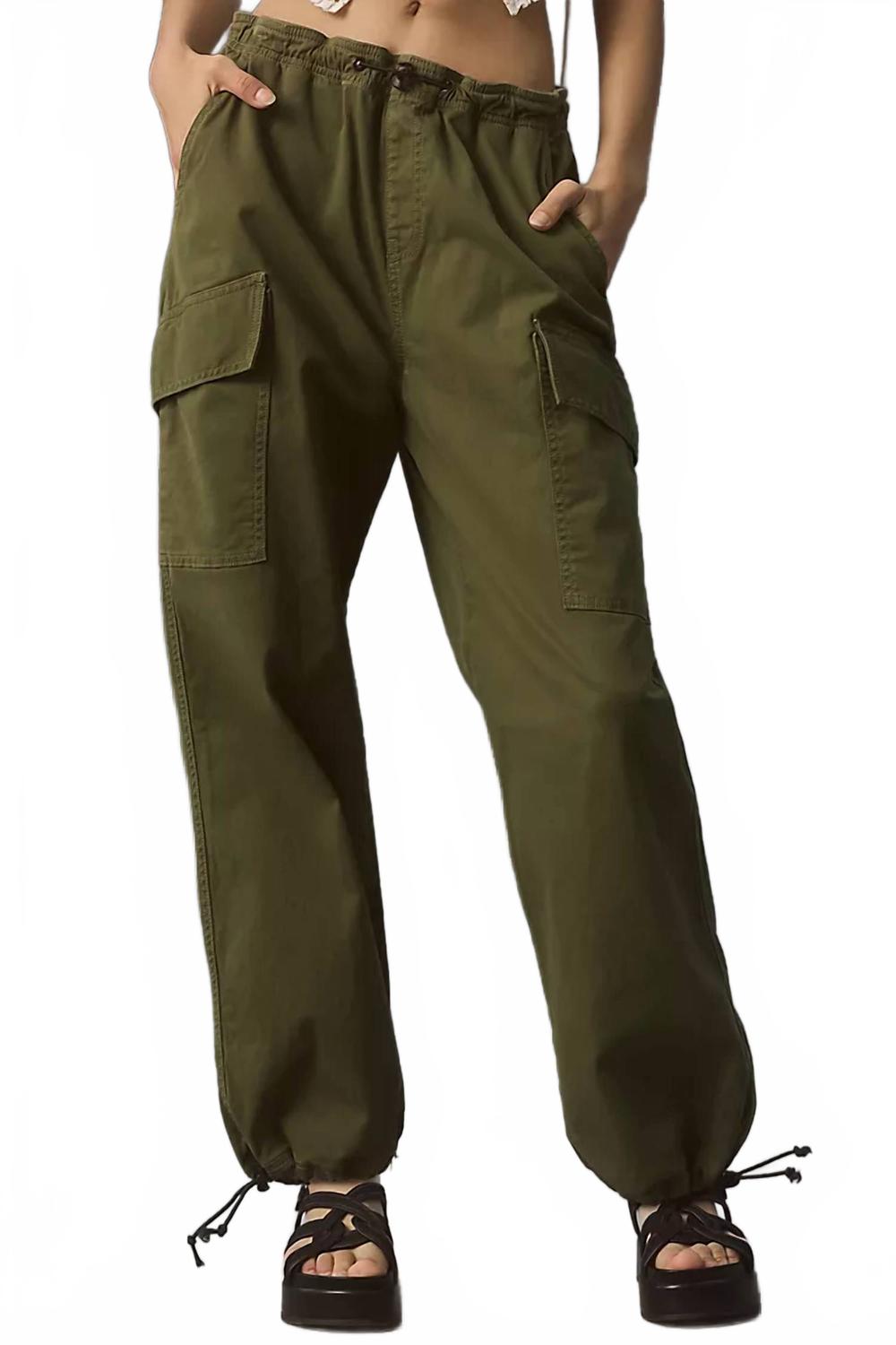 Parachute Cargo Pants in Fatigue Twill Army