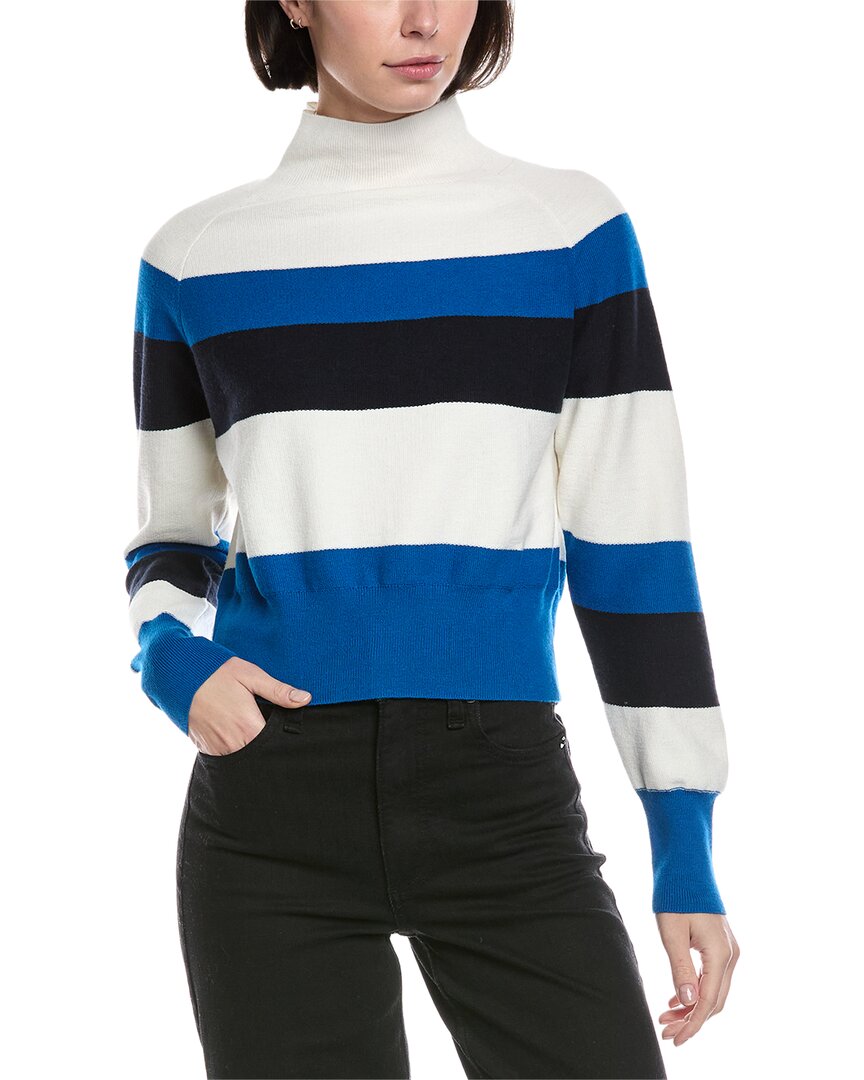 Mock Neck Cashmere-Blend Sweater