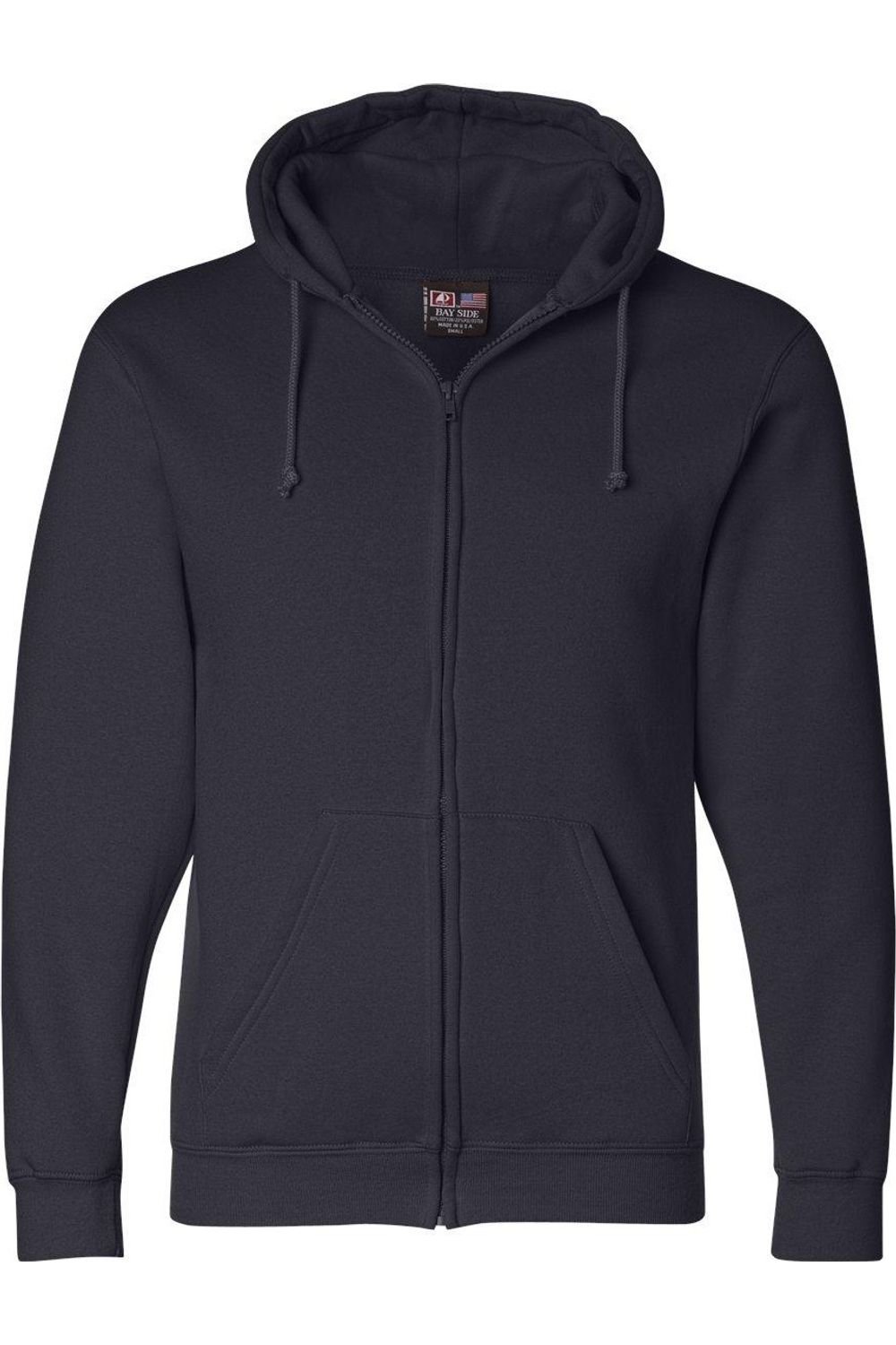 USA-Made Full-Zip Hooded Sweatshirt