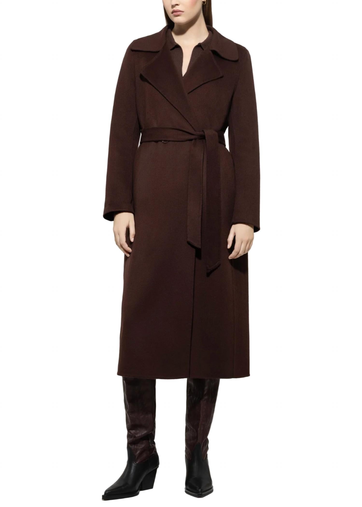 Double-Face Coat with Belt