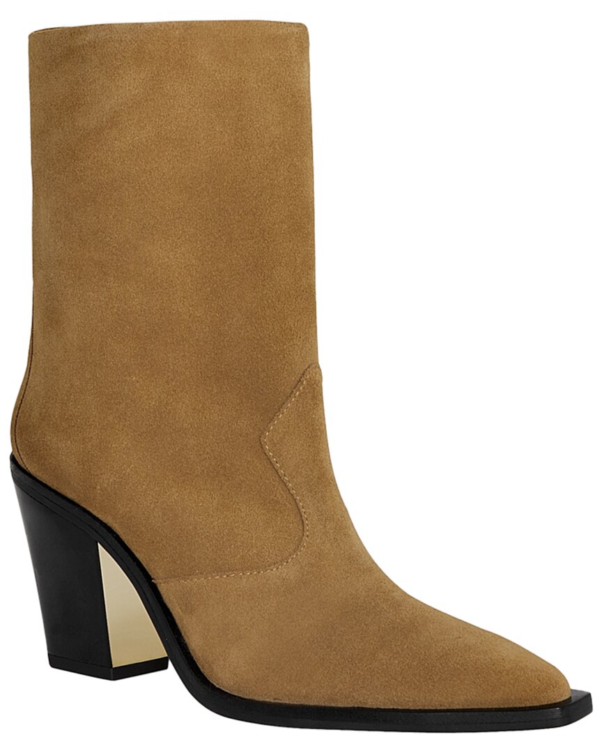 City Suede Cowboy Bootie