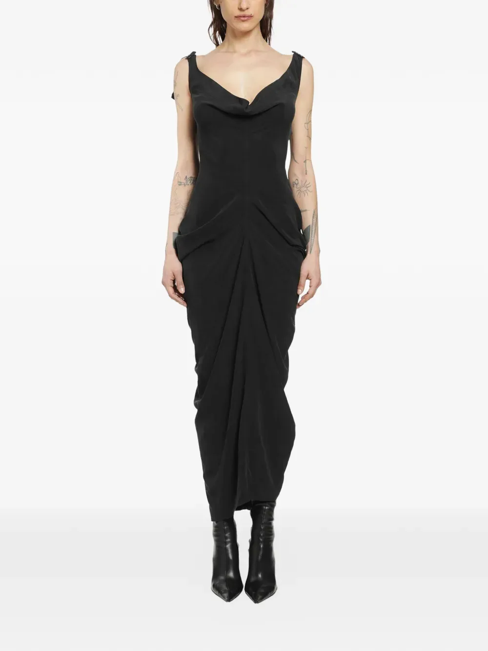 Silk Midi Dress