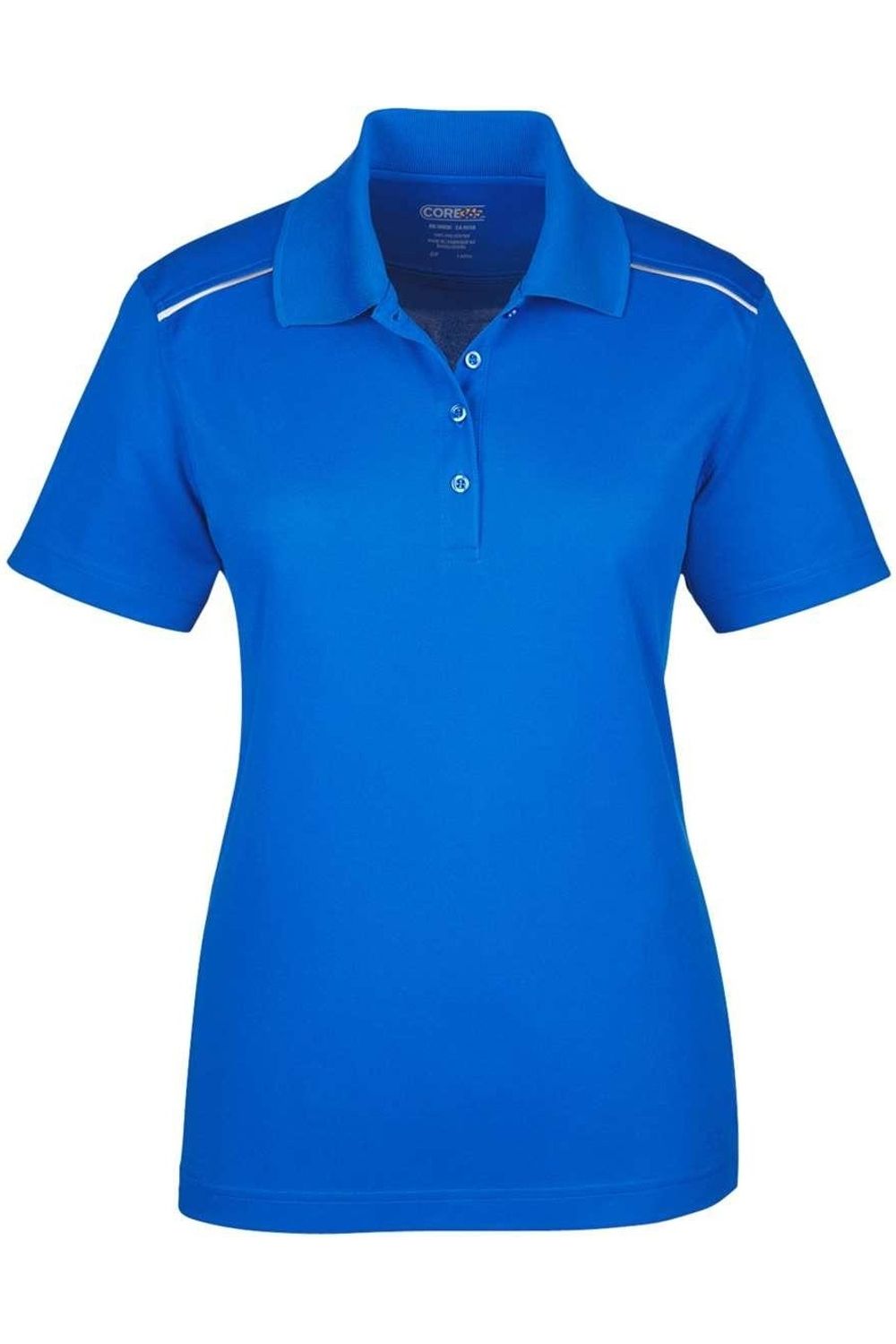 Radiant Performance Piqu Polo with Reflective Piping