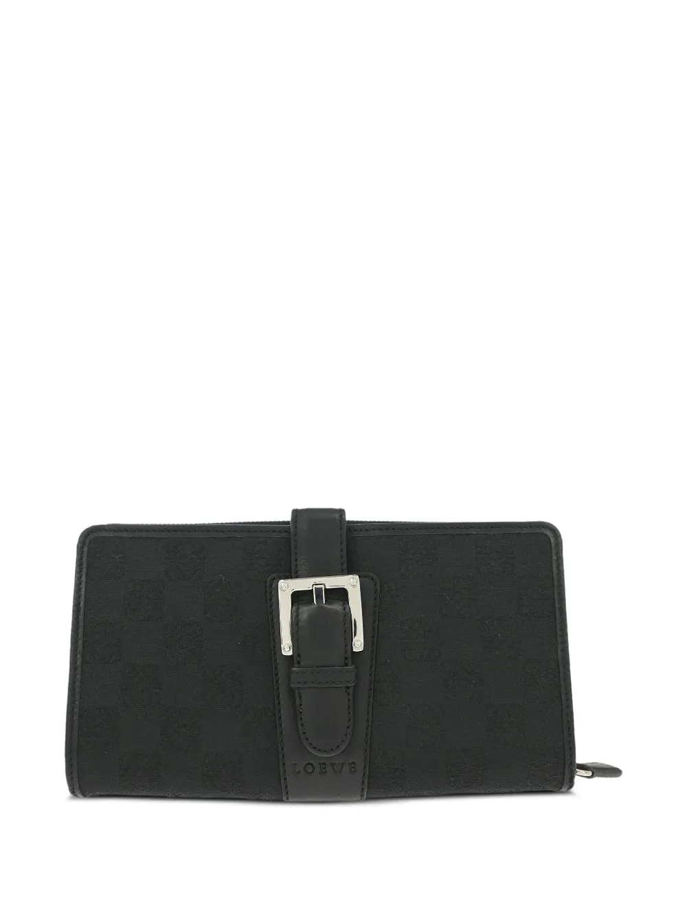 Logo-Detail Buckle Wallet