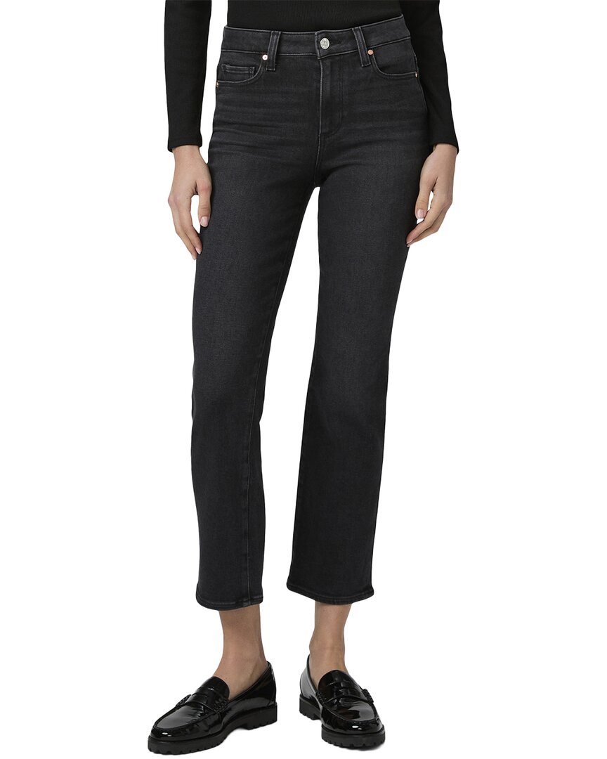 Cindy Black Lotus Slim Straight Jean