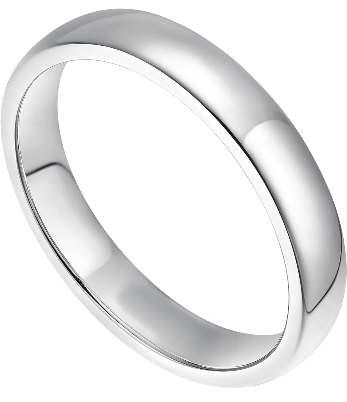 925 Sterling Silver 5MM Thick Wedding Band
