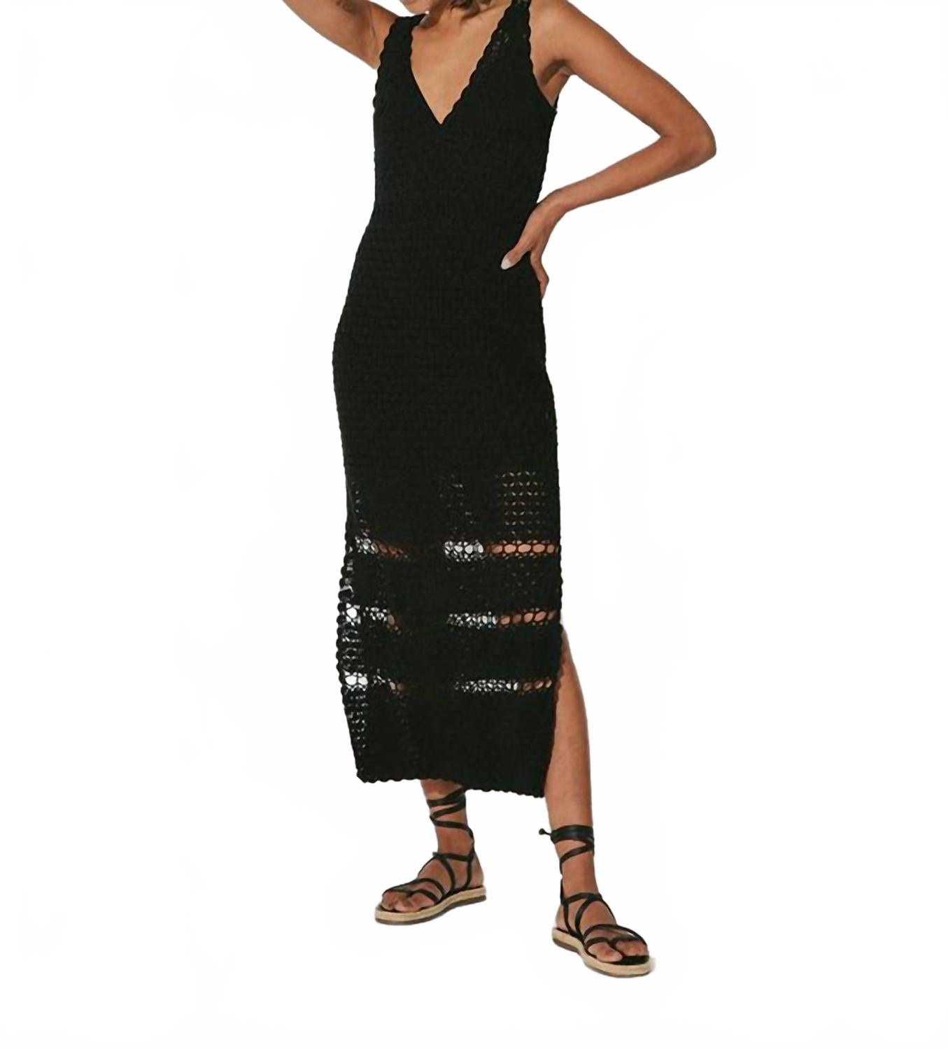 Diah Crochet Midi Dress