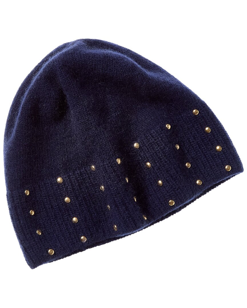 Round Studs Cashmere Beanie
