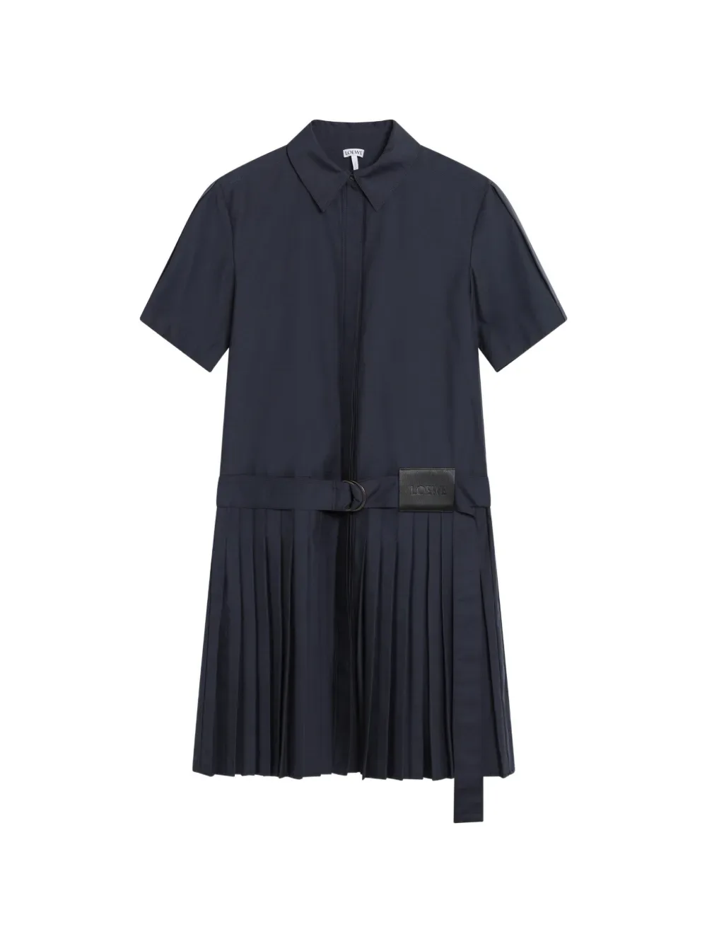 Pleated Mini Dress