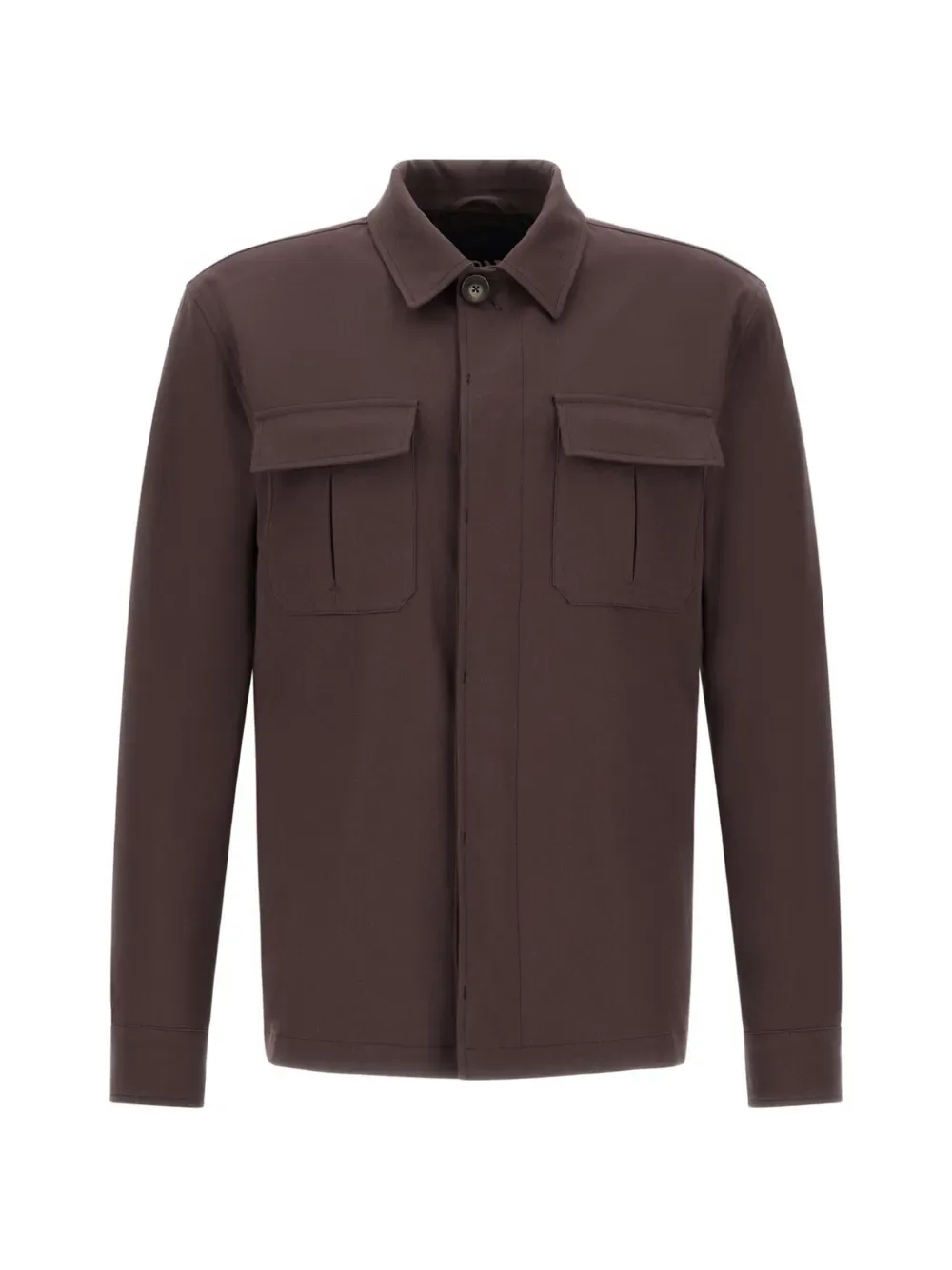 Gabardine Shirt Jacket