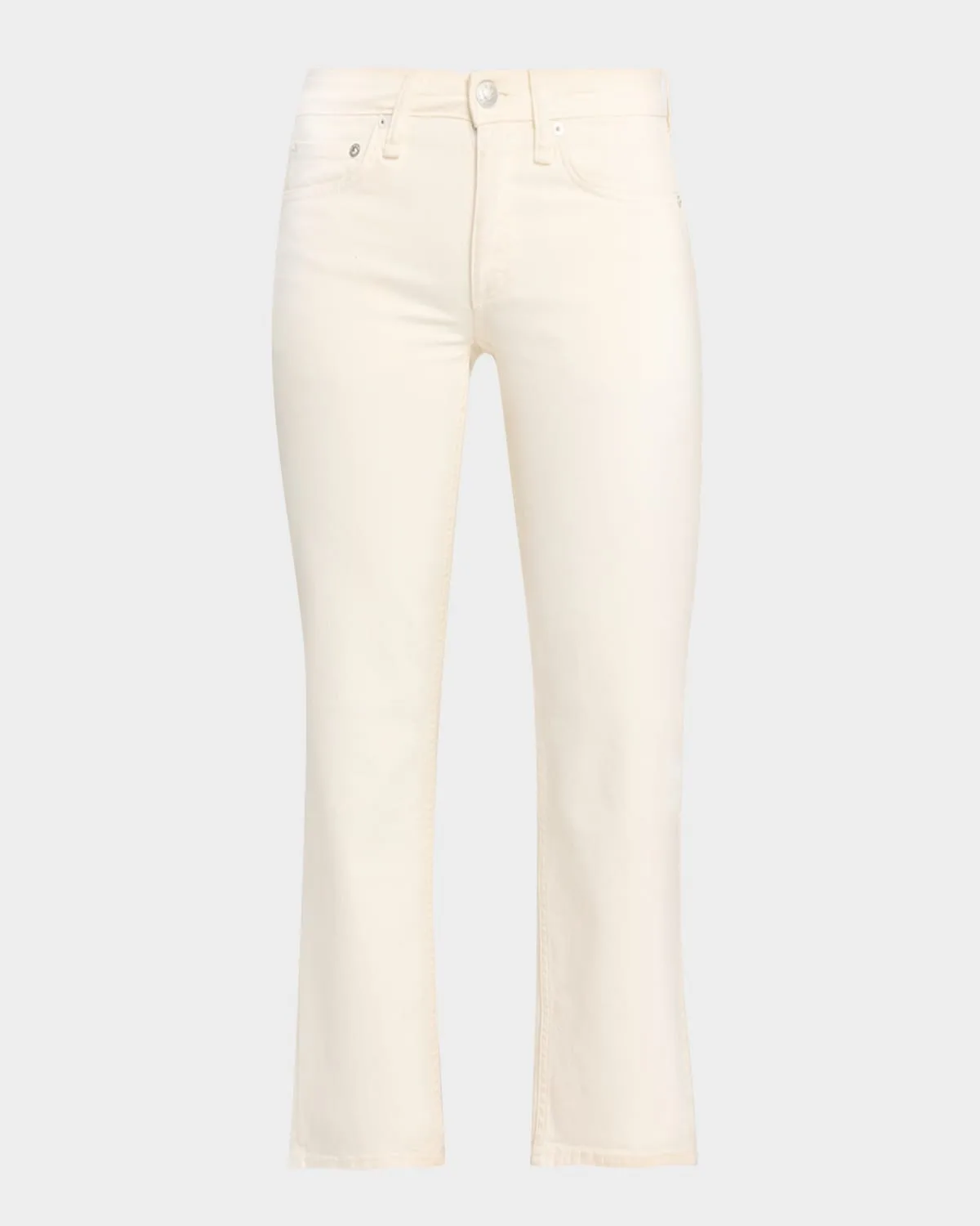 Harlow Low-Rise Ankle Straight Jeans