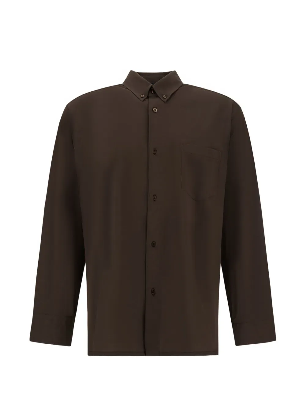 Long-Sleeved Cotton Shirt