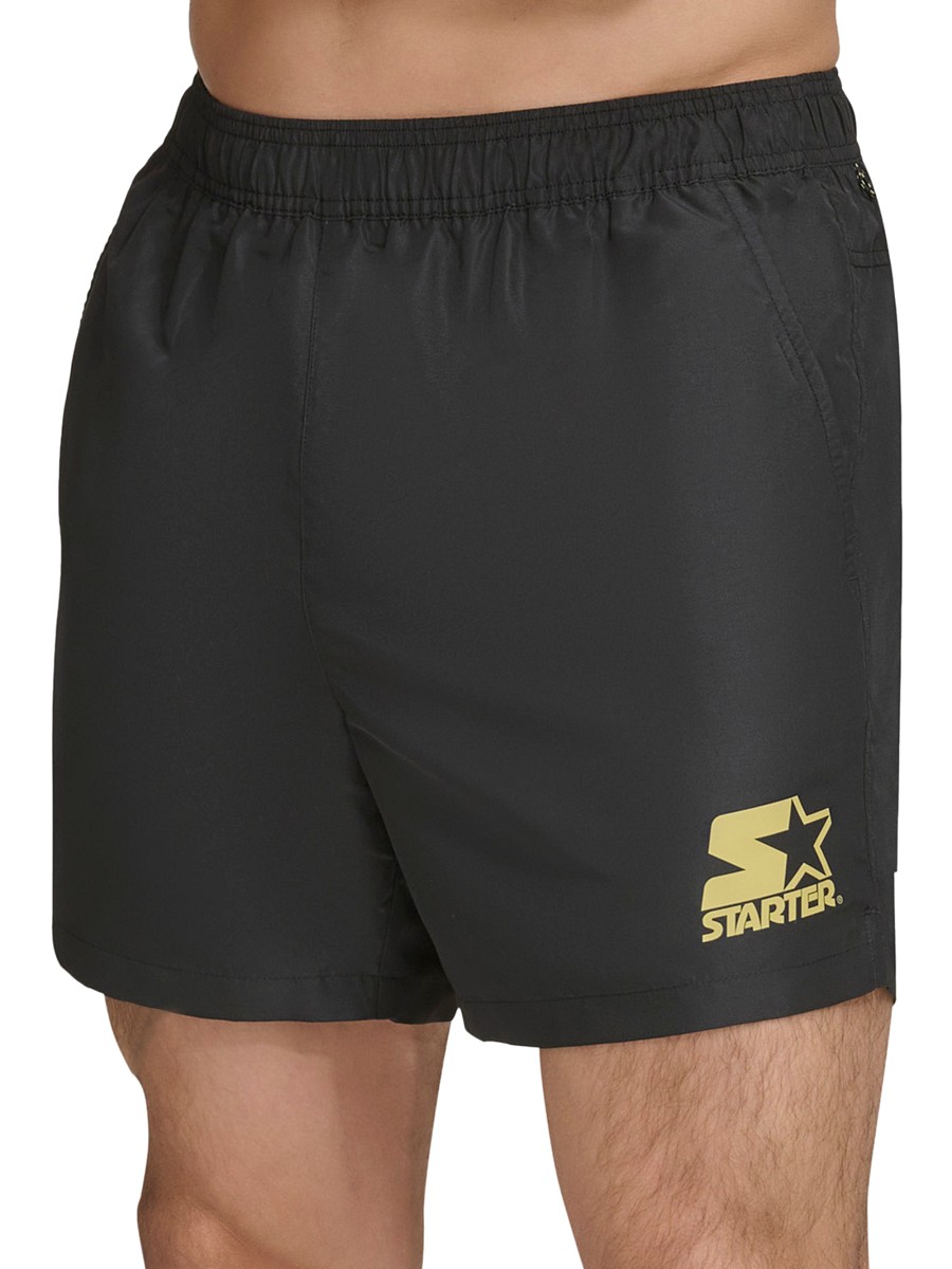 Men's Logo Volleyball Shorts - Black - Size