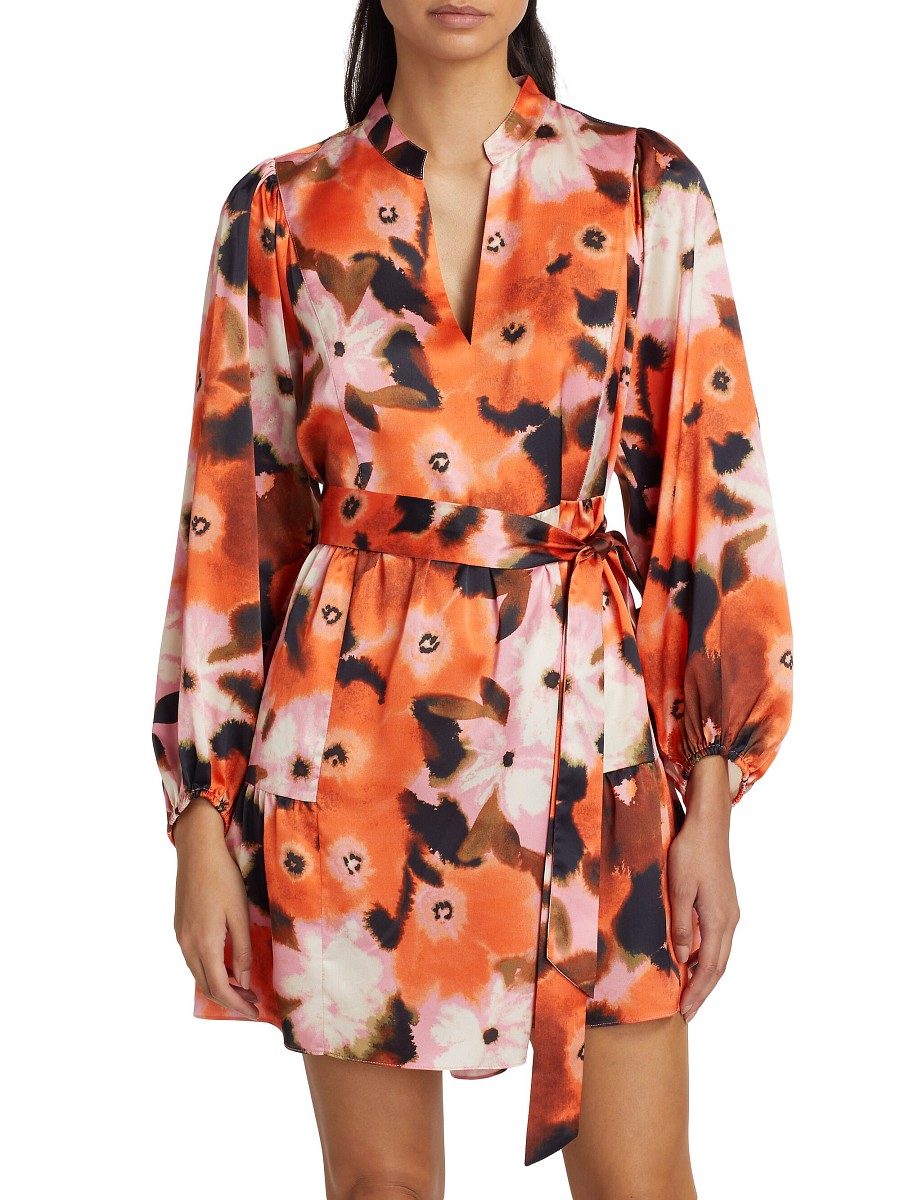 Women's Vienna Floral Minidress - Peony Multi - Size