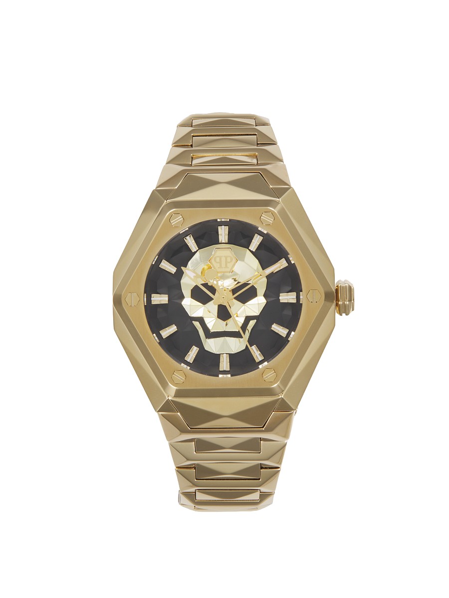 Women's The Skull IP Yellow Gold Stainless Steel Bracelet Watch/40MM - by Philipp Plein