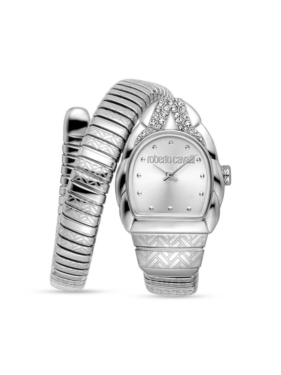 Women's Aurora Stainless Steel & Crystal Coil Wrap Watch/24MM -