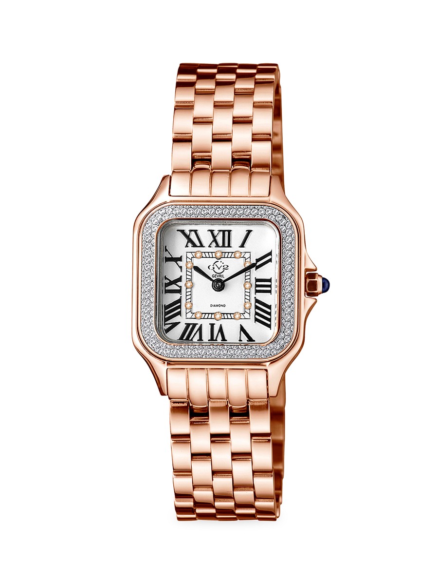 Women's Milan Stainless Steel & 0.038 TCW Diamond Bracelet Watch